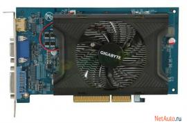 Видеокарта Gigabayte Radeon HD4600 1024Mb HDMI/DVI/VGA AGP