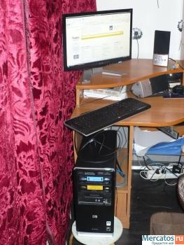 Продам компьютер HP, клава, мышь, камера, комп.стол в подарок! 3