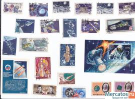 Продам крупную коллекцию марок 1100 штук.