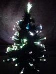 Новогодняя елка со световолокном
