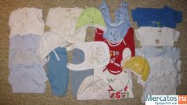 Вещи детские пакетом 3-6 мес.