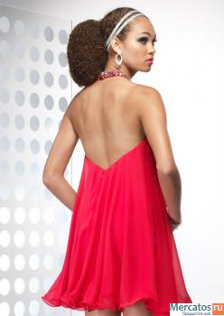 Легкое коктельное платье из шифона 2