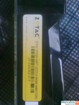 DDR-3 ZOTAC _GeForce GTX260 AMP2! Edit 896Mb 4