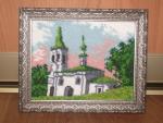 Ручные вышитые иконы из бисера и картины