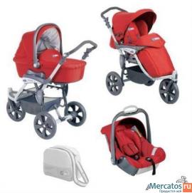 Коляска CAM Cortina Evolution X3 красного цвета 3 в 1 2