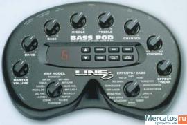 Line 6, Bass POD, мульти эффект процессор для бас гитары