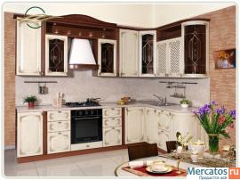 Кухни с фасадами из пластика эконом-класса на заказ. 3