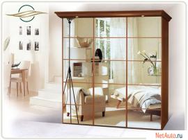 Шкафы-купе из МДФ, пластика, массива на заказ. Более 30 моделей.