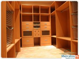 Шкафы-купе из МДФ, пластика, массива на заказ. 7