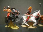 Солдатики 1/32 DSG Конные викинги 4 фигуры