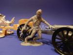 Солдатики 1/32 Hofler Артиллерия раненый солдат US