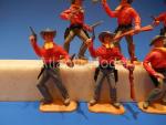 Солдатики 1/32 Timpo Ковбои Первый набор 12 фигур
