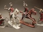 солдатики 1/32 Supreme Крестоносцы на лошадях TSSD