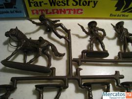 Солдатики 1/32 Atlantic Бандиты Шерифы Индейцы 9Ф 6