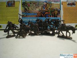 Солдатики 1/32 Atlantic Gold Rush Индейцы Ковбои 2