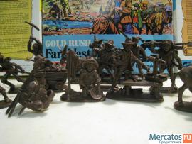 Солдатики 1/32 Atlantic Gold Rush Индейцы Ковбои 4