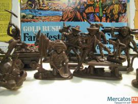 Солдатики 1/32 Atlantic Gold Rush Индейцы Ковбои 5