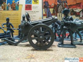Солдатики 1/32 Atlantic Кавалерия Индейцы Гатлинг