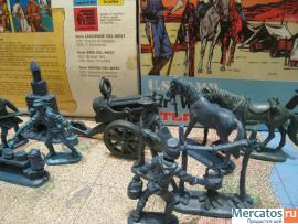 Солдатики 1/32 Atlantic Кавалерия Индейцы Гатлинг 4