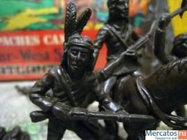 Солдатики 1/32 Индейцы Стоянка индейцев Апачи N3 8