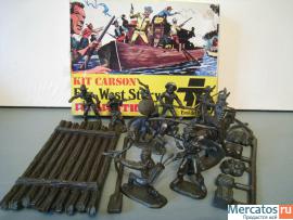Солдатики 1/32 Atlantic 1208 Кит Карсон Индейцы 3