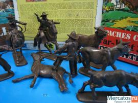 Солдатики 1/32 Atlantic эксклюзив ковбои Индейцы 3
