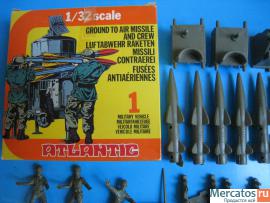 Солдатики 1/32 Atlantic Ракетная установка Расчет 3