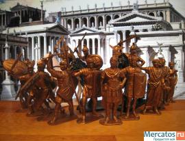 Солдатики 1/32 Jecsan Римляне 15 фигур 15 поз 3