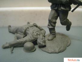 Солдатики 1/32 CONTE 2 солдата Вермахта set 1