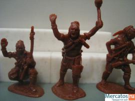 Солдатики 1/32 Armies in Plastic Индейцы 6 Hurons 8