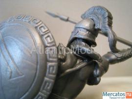 Солдатики 1/32 CONTE set 7 Спартанцы цвет Silver
