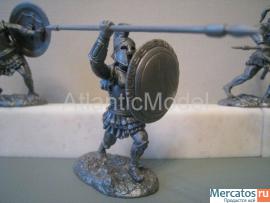 Солдатики 1/32 CONTE set 7 Спартанцы цвет Silver 5