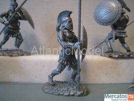 Солдатики 1/32 CONTE set 7 Спартанцы цвет Silver 7