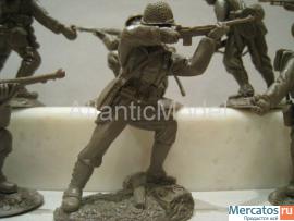 Солдатики 1/32 CONTE Пехота US set 2 темный 8