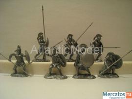 Солдатики 1/32 CONTE Древняя Спарта набор 3 Silver 2
