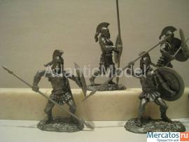 Солдатики 1/32 CONTE Древняя Спарта набор 3 Silver 3