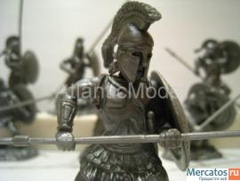 Солдатики 1/32 CONTE 300 Спартанцев 9-й набор Silver 8