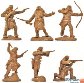 Солдатики 1/32 Paragon Войны племени Апачи 6 set 1