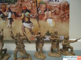 Солдатики 1/32 Paragon Индейцы набор 2 Апачи 6 шт. 4