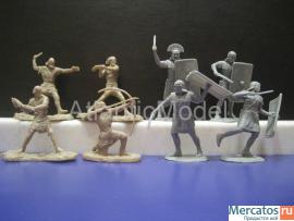 Солдатики 1/32 tssd Варвары и ленионеры 8 NEW 2