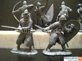 Солдатики 1/32 conte Норманcкие войны Серый цвет 16 set 1 3