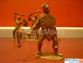Солдатики 1/32 Jecsan Гунны 4 фигур 4 позы