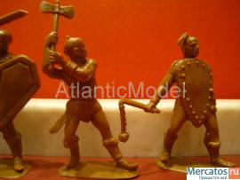 Солдатики 1/32 Jecsan Гунны 4 фигур 4 позы 5