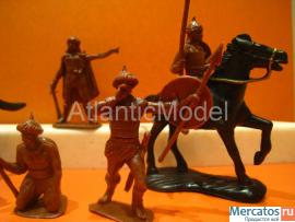 Солдатики 1/32 Jecsan Монголы 6 фигур 6 поз 5