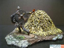 Солдатики 1/32 CONTE Огненное время старой деревни 7