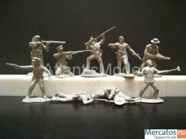 Солдатики 1/32 CONTE Битва за миссию 9 фигур set 4 5