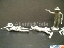 Солдатики 1/32 tssd Конфедерация Убитые солдпты 6 3
