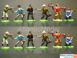 Солдатики 1/32 DSG Отряд пеших ковбоев 12 фигур 2