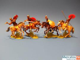 Солдатики 1/32 DSG Карфагенская кавалерия 4 фигуры 2