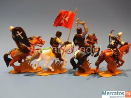 Солдатики 1/32 DSG Рыцари Конные Госпитальеры Флаг 5